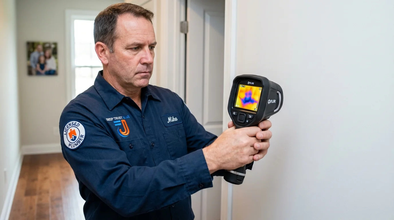 Thermal imaging leak detection by Johns Plumbing LLC in Carter Lake